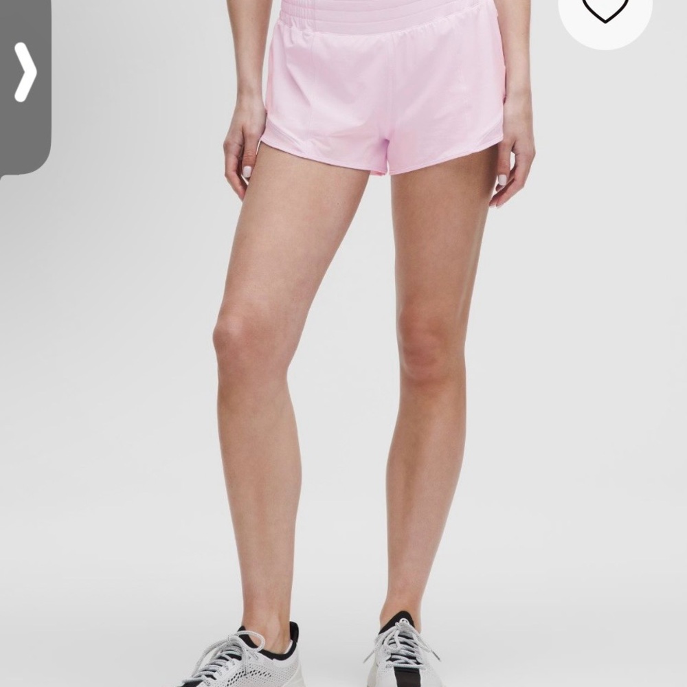Lululemon Athletica Hottie Hot  Pink Organza Athletic Shorts